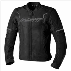 RST Pilot Evo Men's CE Textile Waterproof Motorcycle Jacket - Black
