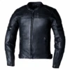 RST Hillberry 2 Leather Motorcycle Jacket - Black