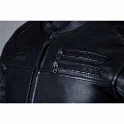 RST Hillberry 2 Leather Motorcycle Jacket - Black -Outlet MotoGear Pro Store 103157 blk 4 97669.1677068536