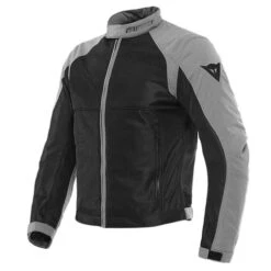 Dainese Sevilla Armoured Air Tex Motorcycle Jacket - Black & Grey G36