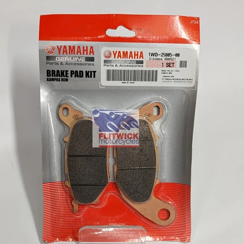 Genuine Yamaha OEM MT-03 2016-22 & YZF-R3 2015-23 Front Brake Pad Pair Set - 1WD-25805-00 1 Genuine Yamaha OEM MT-03 2016-22 & YZF-R3 2015-23 Front Brake Pad Pair Set - 1WD-25805-00