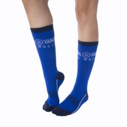 Genuine Yamaha Paddock Blue Crew Unisex Socks (2 Pairs)