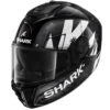 SHARK Spartan RS Motorcycle Helmet - Stingrey KWA Black/White