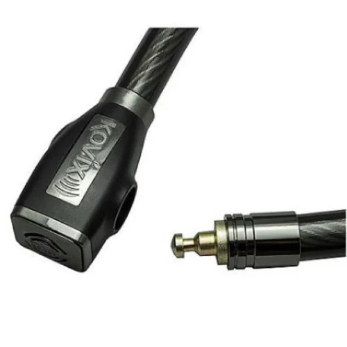 KOVIX 1000mm X 24mm Alarmed Steel Cable Motorcycle Lock 2 KOVIX 1000mm X 24mm Alarmed Steel Cable Motorcycle Lock - Image 2