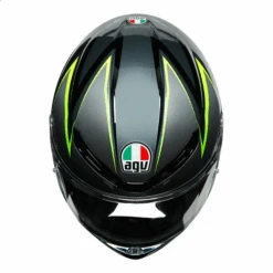 AGV K6 Motorcycle Helmet - Flash Grey/Black/Flo Yellow 13 AGV K6 Motorcycle Helmet - Flash Grey/Black/Flo Yellow -Outlet MotoGear Pro Store 300620 gry 14 44559.1614341556