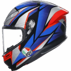 AGV K6-S Slashcut Motorcycle Helmet Full Face - Blue/Red/Silver/Black ECE 22.06 -Outlet MotoGear Pro Store 300724 blu 4 57593.1675877670