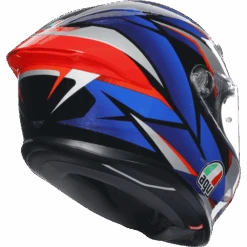AGV K6-S Slashcut Motorcycle Helmet Full Face - Blue/Red/Silver/Black ECE 22.06 -Outlet MotoGear Pro Store 300724 blu 6 89387.1675877670