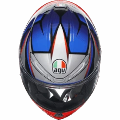 AGV K6-S Slashcut Motorcycle Helmet Full Face - Blue/Red/Silver/Black ECE 22.06 -Outlet MotoGear Pro Store 300724 blu 7 88339.1675877670