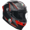 AGV K6-S Slashcut Motorcycle Helmet Full Face - Red/Black/Grey ECE 22.06