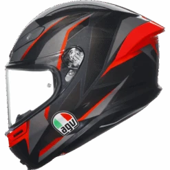 AGV K6-S Slashcut Motorcycle Helmet Full Face - Red/Black/Grey ECE 22.06 11 AGV K6-S Slashcut Motorcycle Helmet Full Face - Red/Black/Grey ECE 22.06 -Outlet MotoGear Pro Store 300724 gry 4 45108.1675878106