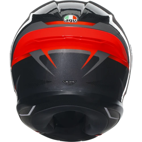 AGV K6-S Slashcut Motorcycle Helmet Full Face - Red/Black/Grey ECE 22.06 7 AGV K6-S Slashcut Motorcycle Helmet Full Face - Red/Black/Grey ECE 22.06 - Image 7