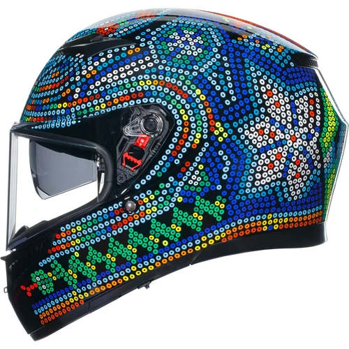 AGV K3 Motorcycle Helmet Full Face - Rossi Winter Test 2018 ECE 22.06 7 AGV K3 Motorcycle Helmet Full Face - Rossi Winter Test 2018 ECE 22.06 - Image 7