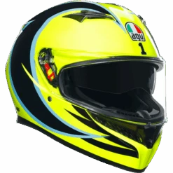 AGV K3 Motorcycle Helmet Full Face - Rossi Winter Test Phillip Island 2005 ECE 22.06
