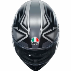AGV K3 Motorcycle Helmet Full Face - Matte Black/Grey Compound ECE 22.06 -Outlet MotoGear Pro Store 300743 m.blk 6 88235.1677833310