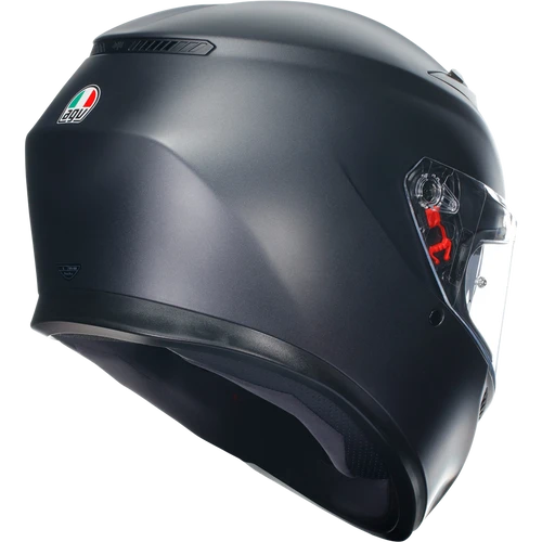 AGV K3 Motorcycle Helmet Full Face - Matte Black ECE 22.06 3 AGV K3 Motorcycle Helmet Full Face - Matte Black ECE 22.06 - Image 3