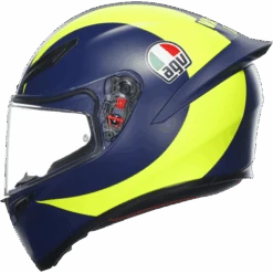 AGV K1-S Soleluna 2018 Replica Full Face Motorcycle Helmet - Indigo/Yellow ECE 22.06 -Outlet MotoGear Pro Store 300751 rep 4 55910.1675960326