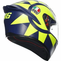 AGV K1-S Soleluna 2018 Replica Full Face Motorcycle Helmet - Indigo/Yellow ECE 22.06 -Outlet MotoGear Pro Store 300751 rep 6 34201.1675960326
