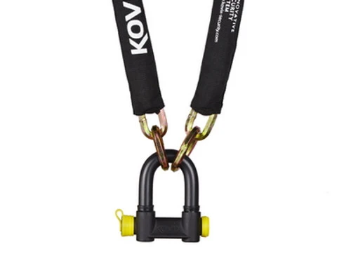 KOVIX KHL47 16mm Motorcycle Pad Lock -Black 3 KOVIX KHL47 16mm Motorcycle Pad Lock -Black - Image 3