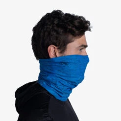 Buff Original Stretch Neckwear - Azure Blue HTR (Coolnet UV+ Reflective R-) -Outlet MotoGear Pro Store AzureBlue6 36757.1644679813