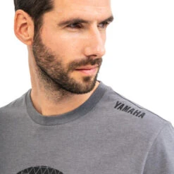 Genuine Yamaha MT Phoenix Men's T-Shirt -Grey/Orange -Outlet MotoGear Pro Store B21 MT101 F0 0L MT t shirt Male Studio 004 Tablet 55267.1641985859