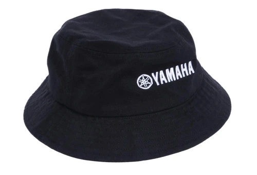 Genuine Yamaha Paddock Blue Adult Bucket Hat - Black 1 Genuine Yamaha Paddock Blue Adult Bucket Hat - Black