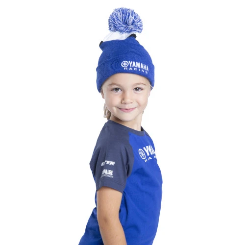 Genuine Yamaha Street Wear Kids' Belovo Bobble Beanie Hat 1 Genuine Yamaha Street Wear Kids' Belovo Bobble Beanie Hat