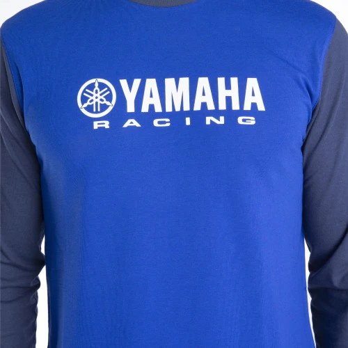 Genuine Yamaha Paddock Blue Men's Long-Sleeve Ama T-Shirt 5 Genuine Yamaha Paddock Blue Men's Long-Sleeve Ama T-Shirt - Image 5
