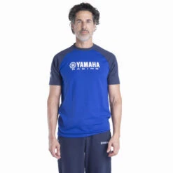 Genuine Yamaha Paddock Blue Men's Vadodara Short-Sleeve T-Shirt