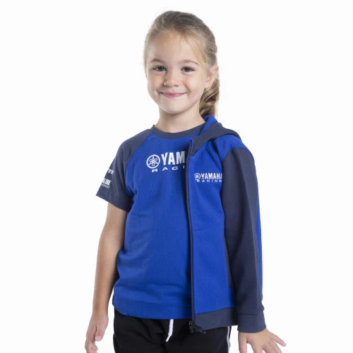 Genuine Yamaha Paddock Blue Kids' Bilbao Hoodie 2 Genuine Yamaha Paddock Blue Kids' Bilbao Hoodie - Image 2