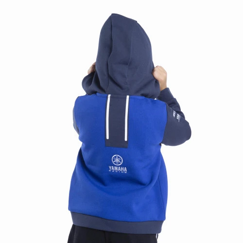 Genuine Yamaha Paddock Blue Kids' Bilbao Hoodie 5 Genuine Yamaha Paddock Blue Kids' Bilbao Hoodie - Image 5