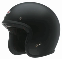 Bell Custom 500 Open-Face Motorcycle Helmet - Matt Black