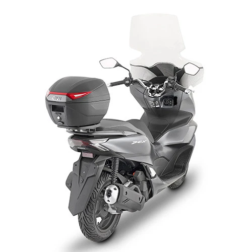 Givi 30 Litre C30 Monolock® Black Top-Case With Red Reflectors - Universal Mounting Plate Included 3 Givi 30 Litre C30 Monolock® Black Top-Case With Red Reflectors - Universal Mounting Plate Included - Image 3
