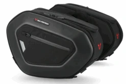 SW Motech Pro Blaze High Saddlebags Pair 1680D In Ballistic Nylon - Black