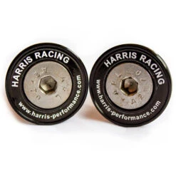 Pair Harris Paddock Stand Cotton Reel/Bobbins 8mm - BMW S1000RR Most Hondas, Suzukis, And Triumphs -Outlet MotoGear Pro Store Harris Bobbin Black 3 39626.1553961593