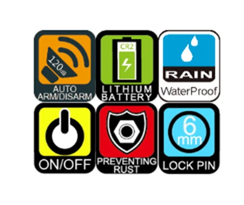 Kovix KD 6mm Alarmed Motorcycle Disc Lock -Brushed Metal 3 Kovix KD 6mm Alarmed Motorcycle Disc Lock -Brushed Metal - Image 3