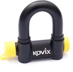 KOVIX KHL47 16mm Motorcycle Pad Lock -Black