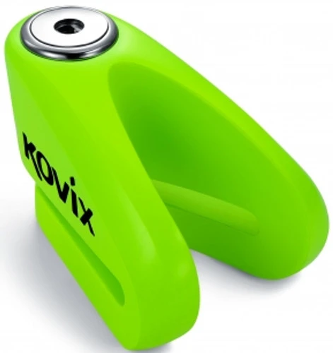 KOVIX KVZ 14mm Motorcycle Disc Lock - Flo Green 1 KOVIX KVZ 14mm Motorcycle Disc Lock - Flo Green