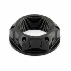 Hollow Centre Steering Stem Yoke Nut -Black