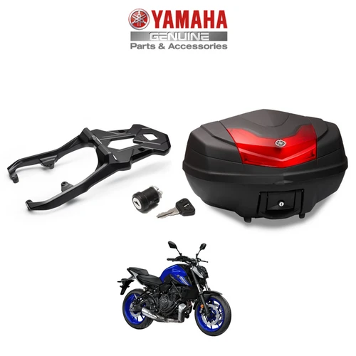 Genuine Yamaha MT-07 All Years - 50l Top Box Luggage Kit 1 Genuine Yamaha MT-07 All Years - 50l Top Box Luggage Kit