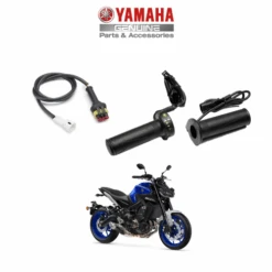 Genuine Yamaha Motorcycle Heated Grips -inc. Connector Cable For MT-09 2017-20