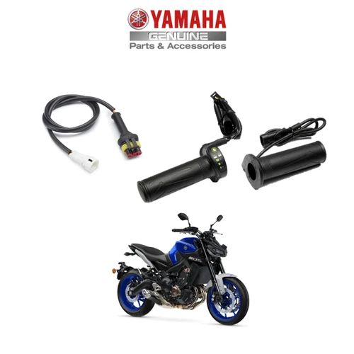 Genuine Yamaha Motorcycle Heated Grips -inc. Connector Cable For MT-09 2017-20 1 Genuine Yamaha Motorcycle Heated Grips -inc. Connector Cable For MT-09 2017-20