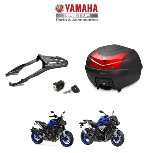Genuine Yamaha MT-09 & SP Up To 2020 & MT-10 & SP (All Years) 39l Top Box Luggage Kit 1 Genuine Yamaha MT-09 & SP Up To 2020 & MT-10 & SP (All Years) 39l Top Box Luggage Kit