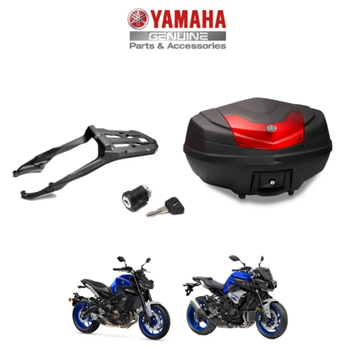 Genuine Yamaha MT-09 & SP Up To 2020 & MT-10 & SP (All Years) 50l Top Box Luggage Kit 1 Genuine Yamaha MT-09 & SP Up To 2020 & MT-10 & SP (All Years) 50l Top Box Luggage Kit
