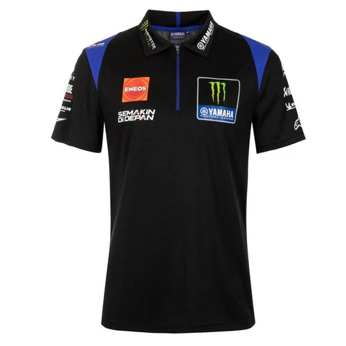 Genuine Yamaha MotoGP Replica Team Men's Polo Shirt 1 Genuine Yamaha MotoGP Replica Team Men's Polo Shirt