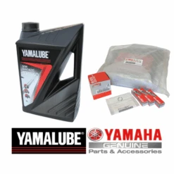 Genuine Yamaha Service Kit For MT-09, XSR900, & Tracer 900 Up To 2020 - Yamalube Semi-Synthetic Oil/Oil & Air Filters/Plugs/Washer