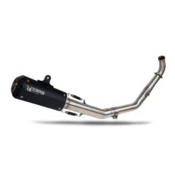 Scorpion Red Power Full System Black Ceramic Coated Sleeve Exhaust For Yamaha XSR125 -Outlet MotoGear Pro Store PYA117SYSBCER KIT 80821.1644587671