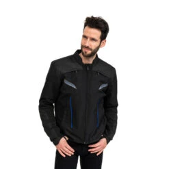 Genuine Yamaha MT Paz Men's Textile Jacket Black/Blue - Made By IXON -Outlet MotoGear Pro Store Paz Black Blue 4 82154.1635344839