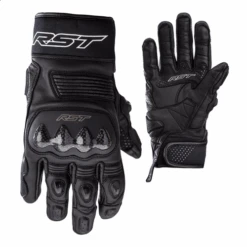 RST Freestyle 2 Leather CE Motorcycle Glove - Black