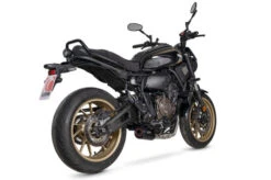 Scorpion Red Power Full System Black Ceramic Coated Sleeve - Yamaha XSR 700 2021 Onwards PYA123SYSBCER