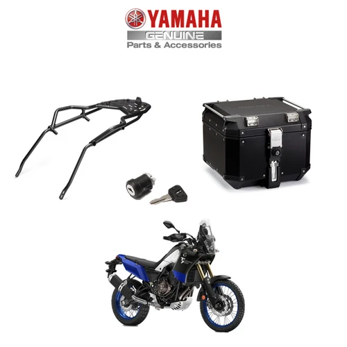 Genuine Yamaha Tenere 700- 42l Adventure Top Box Luggage Kit -Blk 1 Genuine Yamaha Tenere 700- 42l Adventure Top Box Luggage Kit -Blk